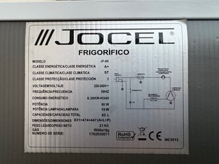 Frigorífico Jocel 85L con Congelador