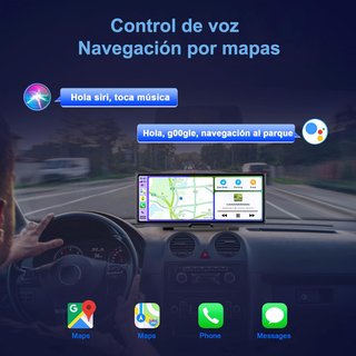 Pantalla 10 Android Auto/Apple CarPlay + Cámara