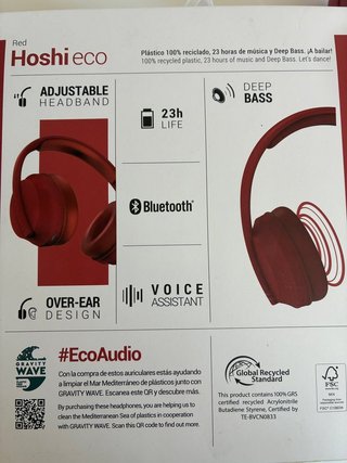 Energy Sistem Hoshi Eco Bluetooth Rojos