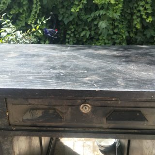 Escritorio Vintage Madera Negro