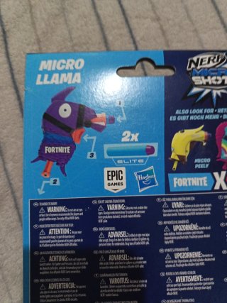 Nerf Fortnite Micro Llama Morado