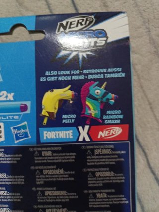 Nerf Fortnite Micro Llama Morado