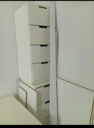 Mesa cocina Ikea + 2 cajoneras todo el lote