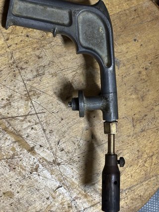 Pistola de soldar antigua