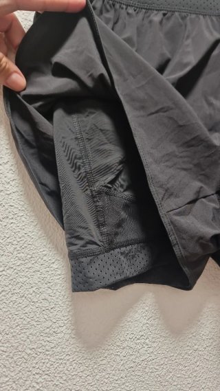 Short deportivo negro Decathlon
