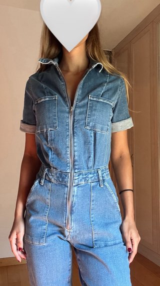Mono Vaquero Mango Azul Talla S