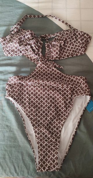 Trikini Cupshe Marrón Talla S