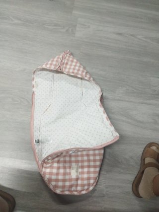 Saco silla Walking Mum cuadros rosa