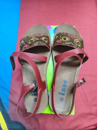Sandalias Ixoo Mujer Rojas Talla 38