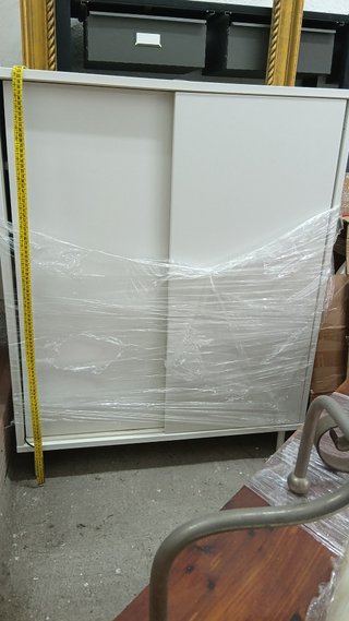 Zapatero IKEA Blanco Puertas Correderas.3 estantes