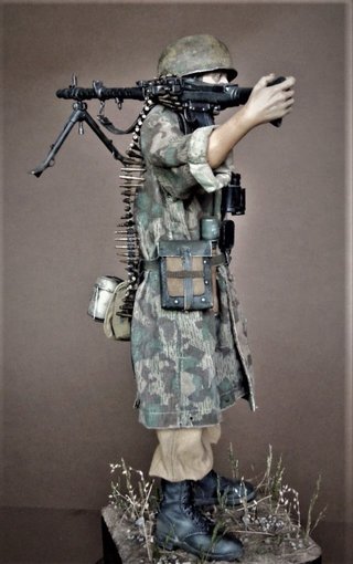 Figura custom escala 1/6 Paracaidista Alemán WWII