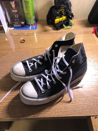 Converse Botas Negras y Blancas