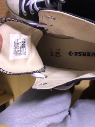 Converse Botas Negras y Blancas