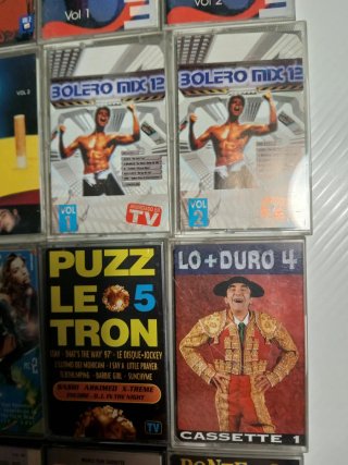 Lote 20 Casetes: Mix Dance, Bolero, Latino