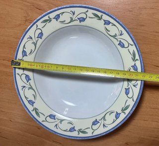 Johnson Bros Platos Hondos Porcelana Flores Azules