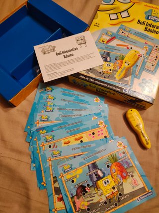 Juego Interactivo Bob Esponja Clementoni