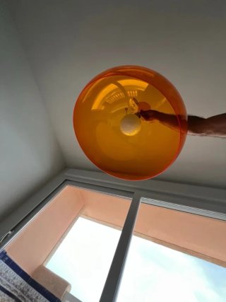 Lampara kartell arancione 52 cm