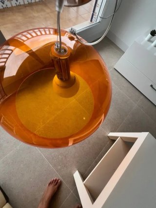 Lampara kartell arancione 52 cm