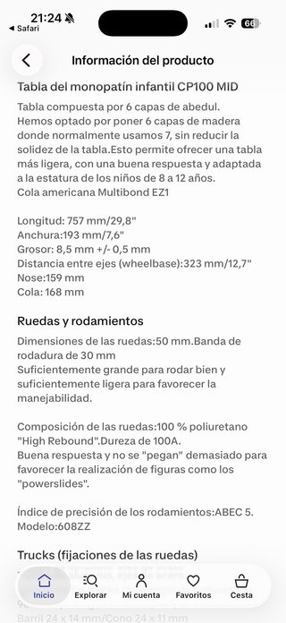 Skate para niños 8-12 años