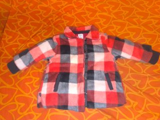 Abrigo/Chaqueta a cuadros para bebé