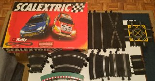 Scalextric C2 Rally + Extras