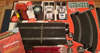 Scalextric C2 Rally + Extras