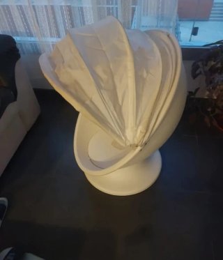 Silla de niño giratoria con capota de trla