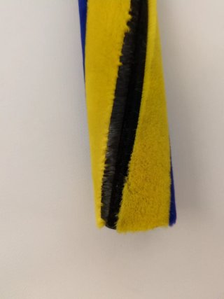 Rullo morbido giallo e blu