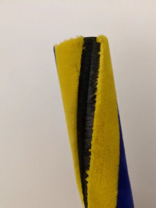 Rullo morbido giallo e blu