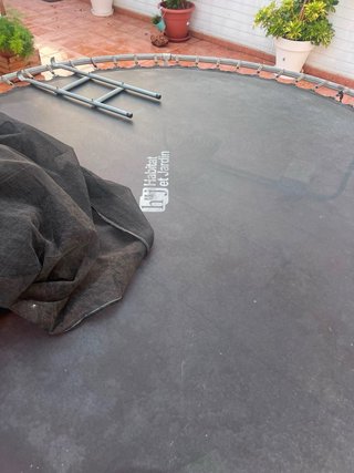 Cama elástica grande