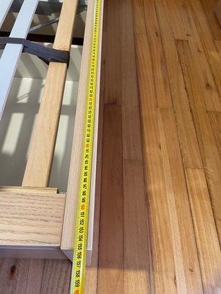 Estructura Cama Ikea MALM 140x200 con 4 cajones