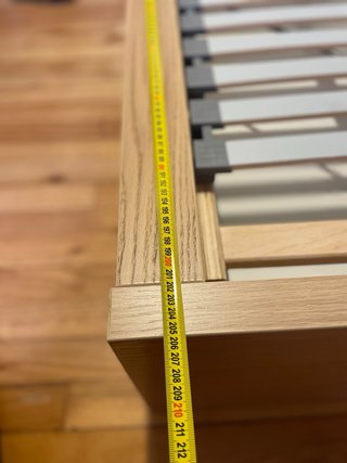Estructura Cama Ikea MALM 140x200 con 4 cajones