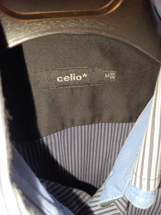 Camicia uomo righe celio