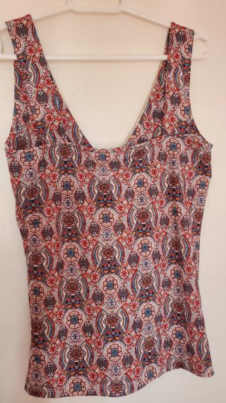 Top Morgan Estampado Multicolor Talla XS