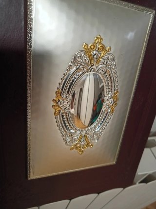 Álbum de fotos lujo oro y plata