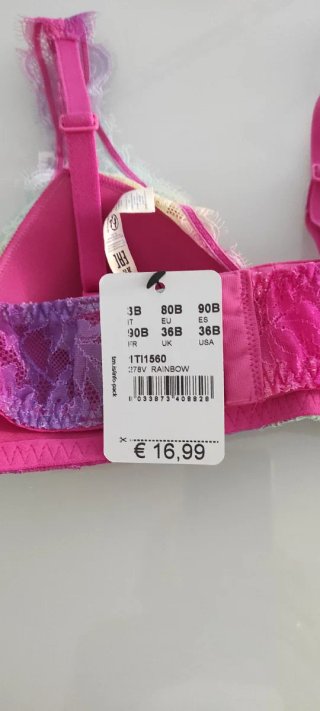 Sujetador encaje nuevo sin estrenar