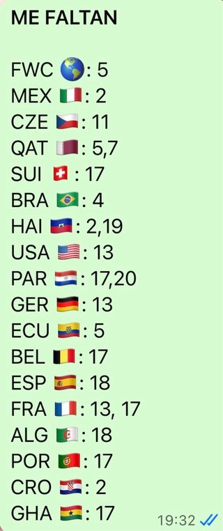 Cromos Mundial 2026