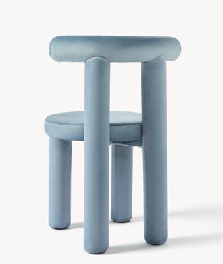 Sillas terciopelo azul Calan Westwing