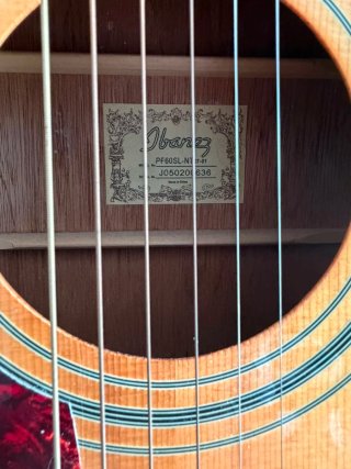 Guitarra Ibanez Pf60SL-Nt zurda