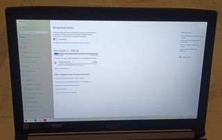 Portatil Acer gaming  17.3" GTX 1060  i7 8750h