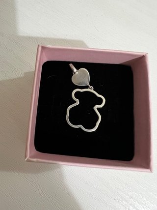 Colgante Tous Corazón y Osito Plata