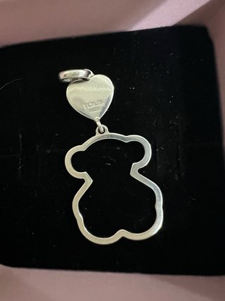 Colgante Tous Corazón y Osito Plata