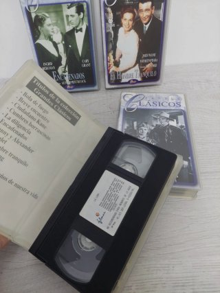 Lote 4 VHS Grandes Clásicos del Cine