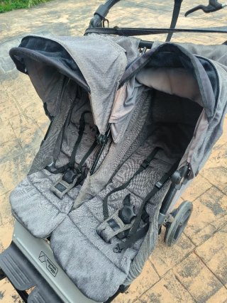 Carrito Gemelar Mountain Buggy Gris