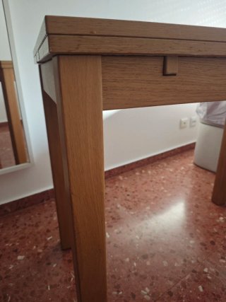 Mesa extensible Ikea madera