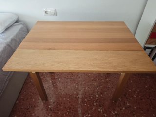 Mesa extensible Ikea madera