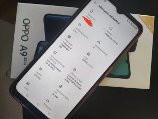 OPPO A9 2020 128GB Verde Impecable cajaycargador