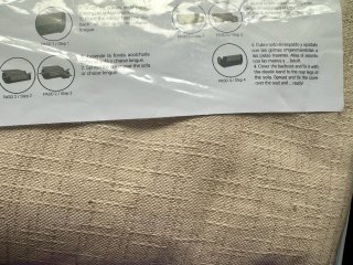 Funda para sofá de tela