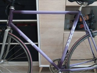 Bicicleta Fixie Morada