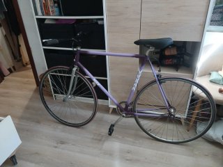 Bicicleta Fixie Morada